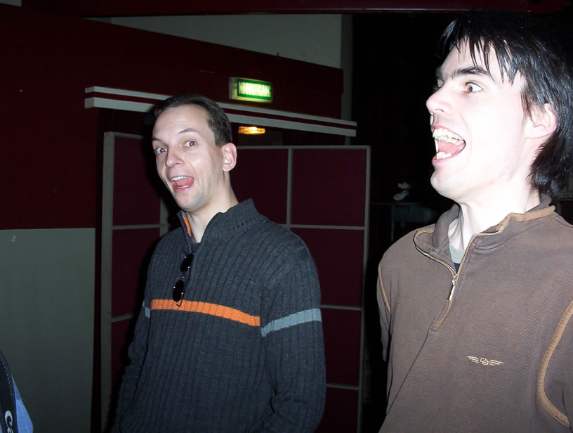 Jorrith & Arjan looking scary